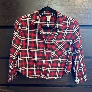 Crop Top Flannel